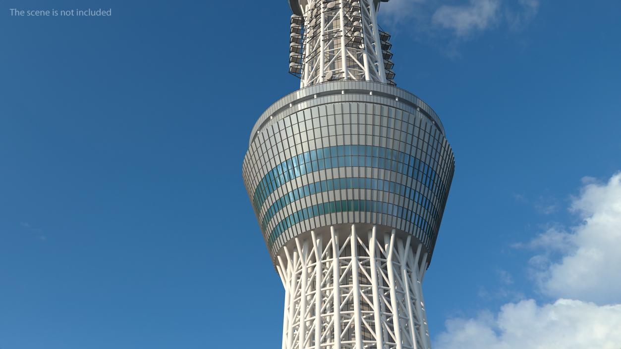 Tokyo Skytree Broadcasting Tower 3D