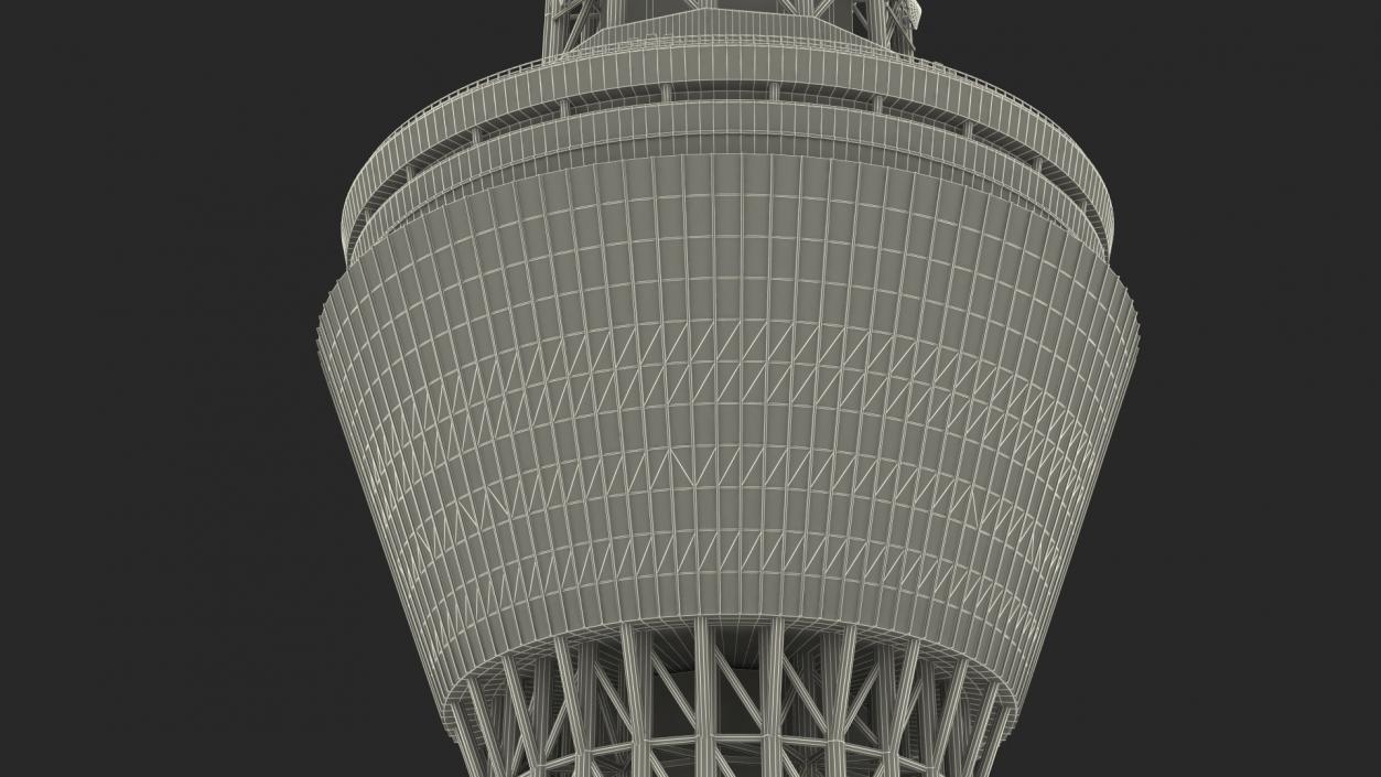 Tokyo Skytree Broadcasting Tower 3D