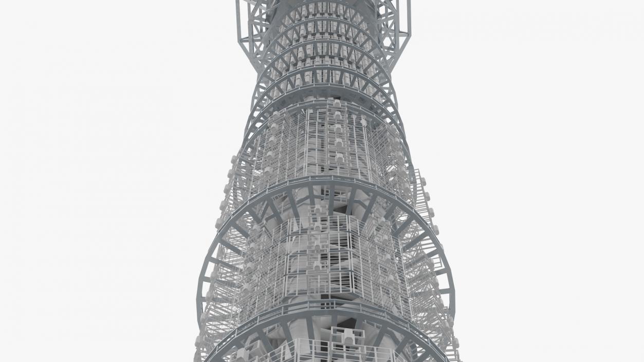 Tokyo Skytree Broadcasting Tower 3D