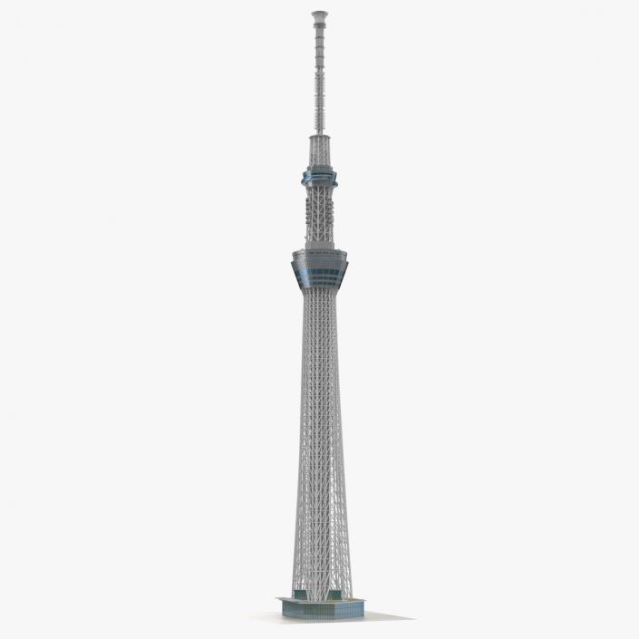 Tokyo Skytree Broadcasting Tower 3D