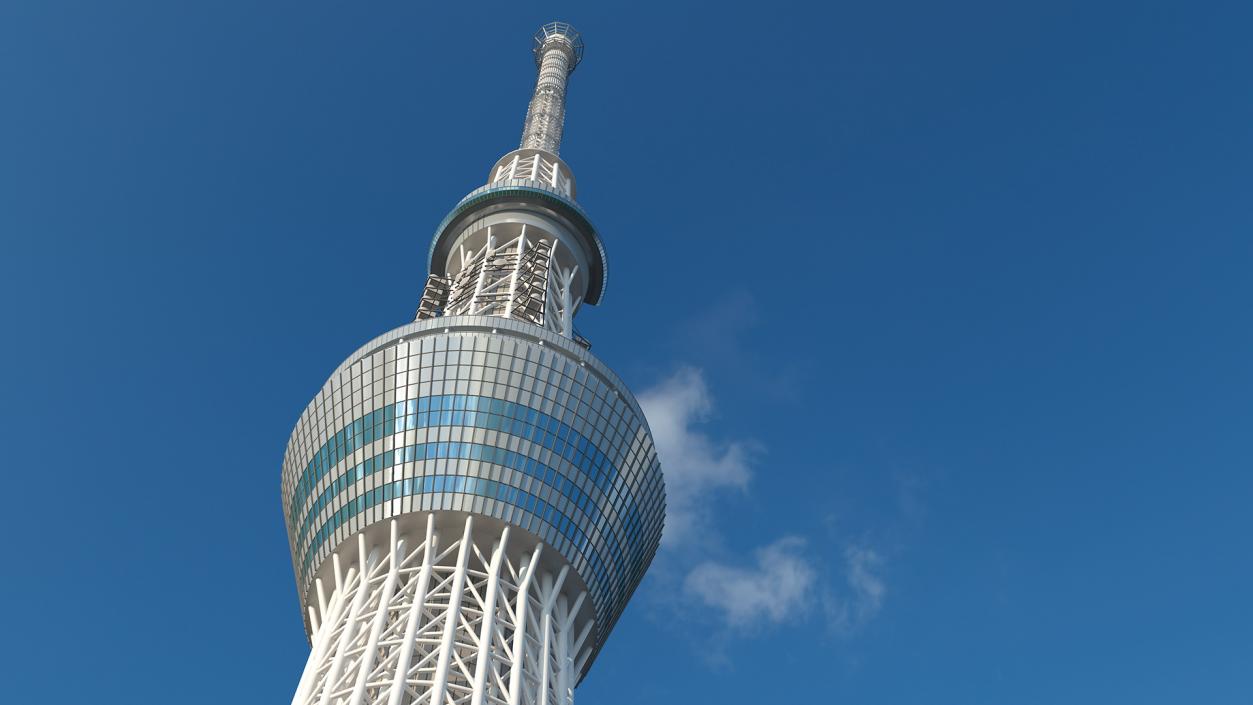 Tokyo Skytree Broadcasting Tower 3D