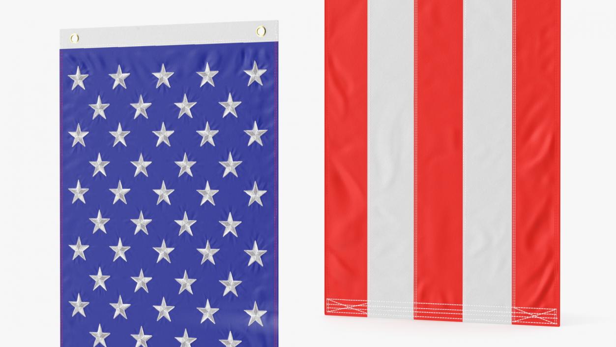 Pull Down US Flag 3D