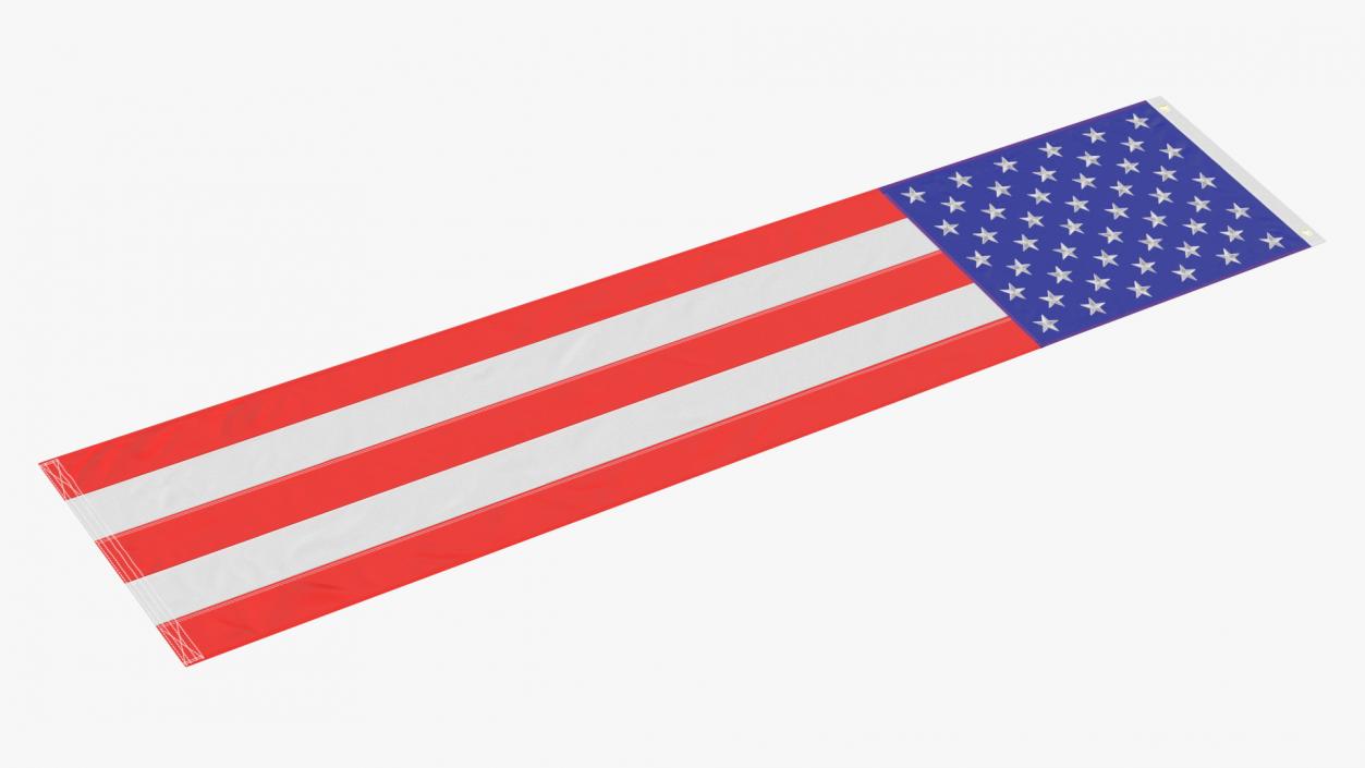 Pull Down US Flag 3D