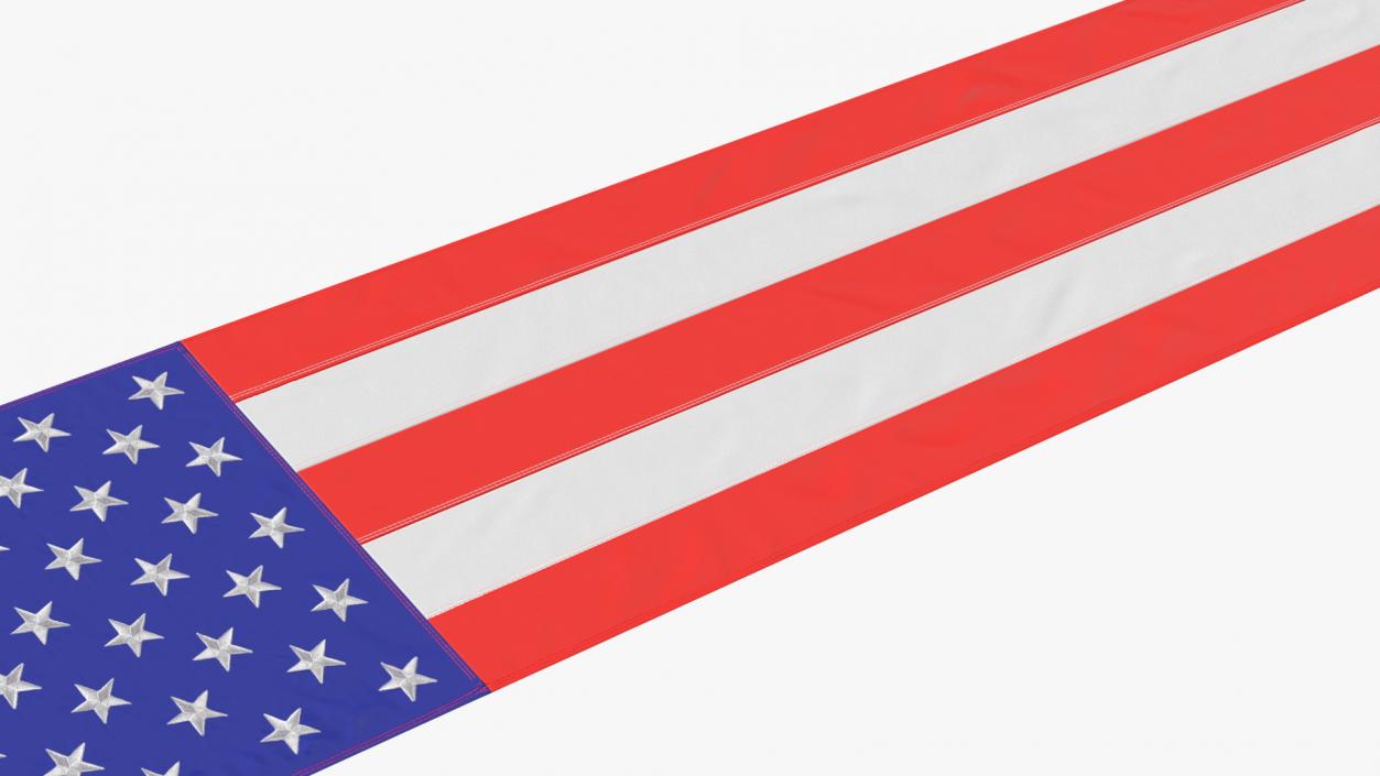 Pull Down US Flag 3D