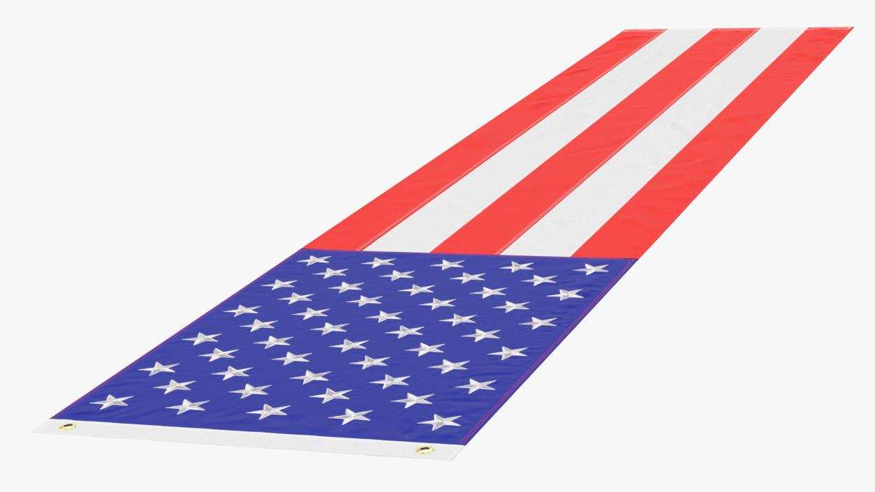 Pull Down US Flag 3D