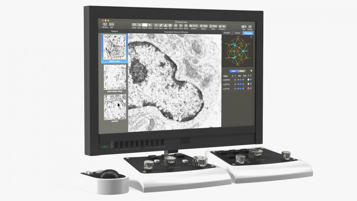 Generic Monitor with Control Panel 3D model