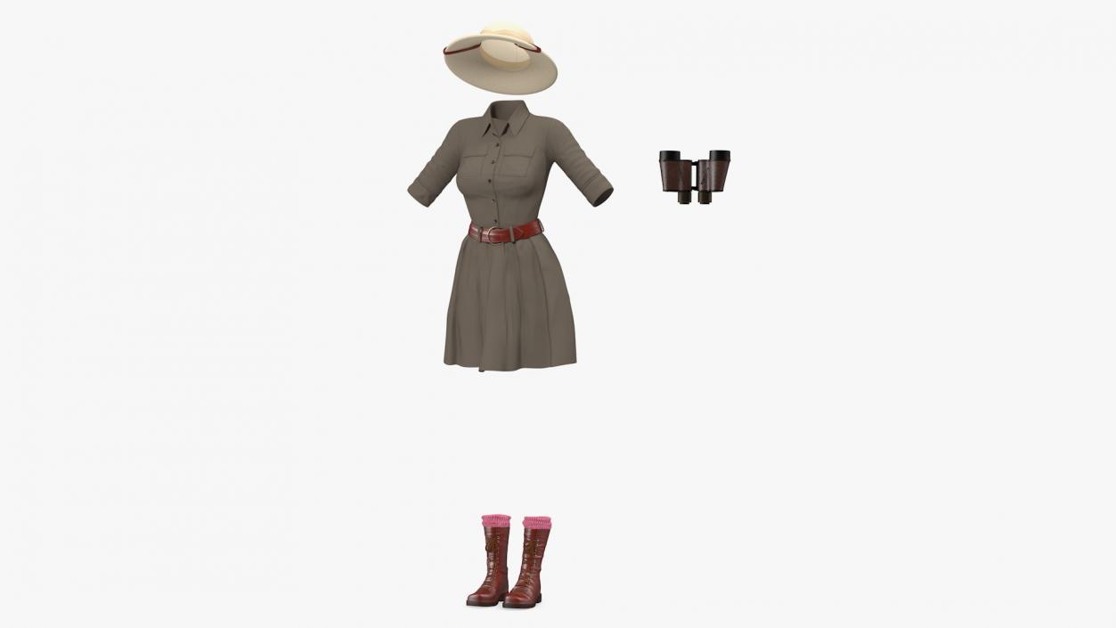 3D Womens Costumes Collection 2 model