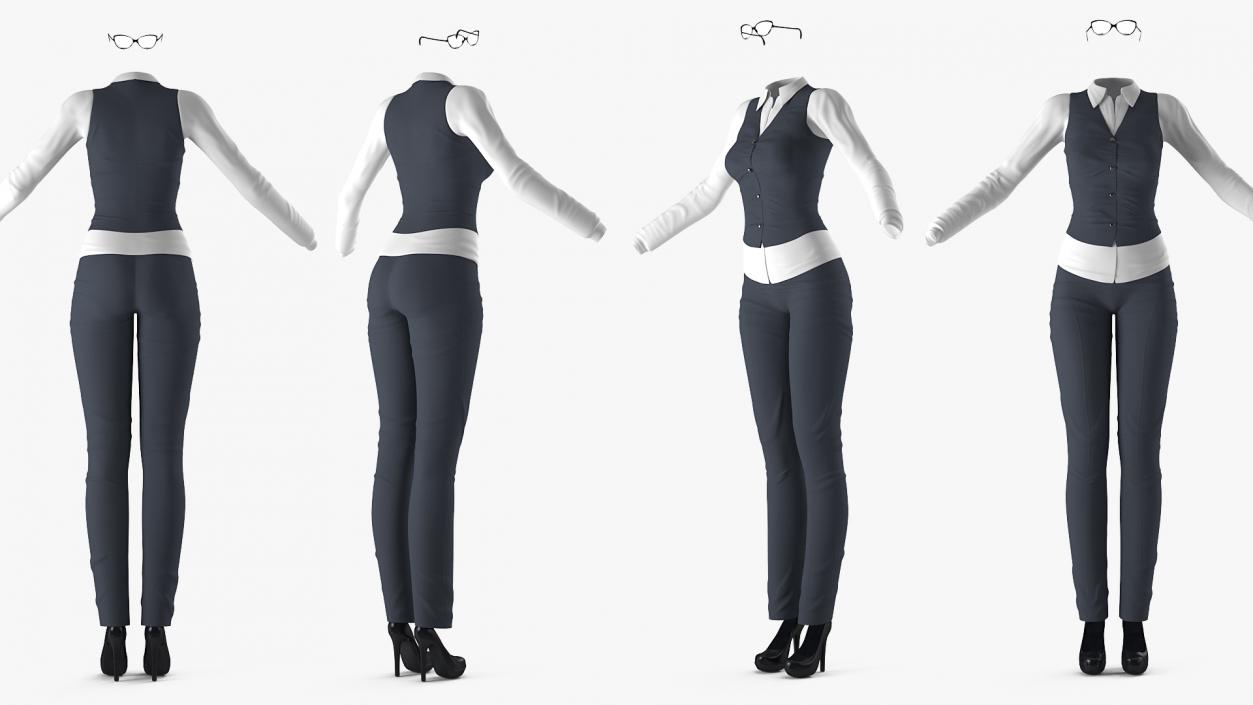 3D Womens Costumes Collection 2 model