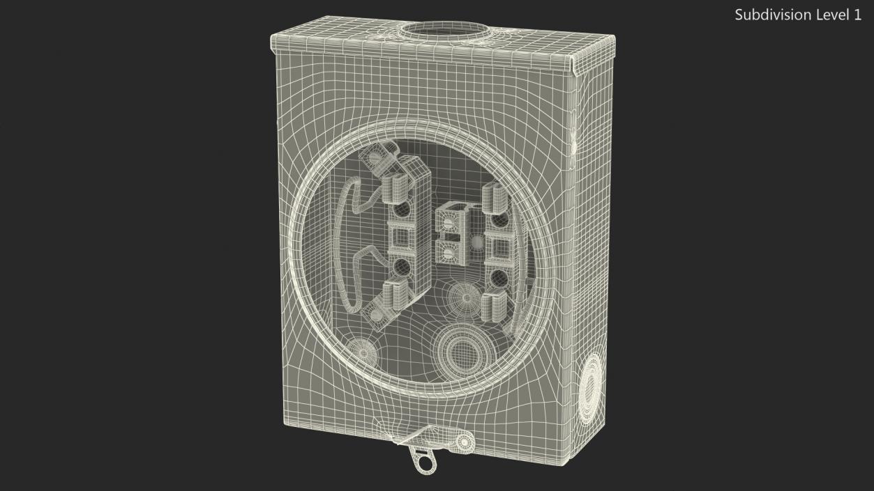 Square D Individual Electricity Meter Socket 3D model