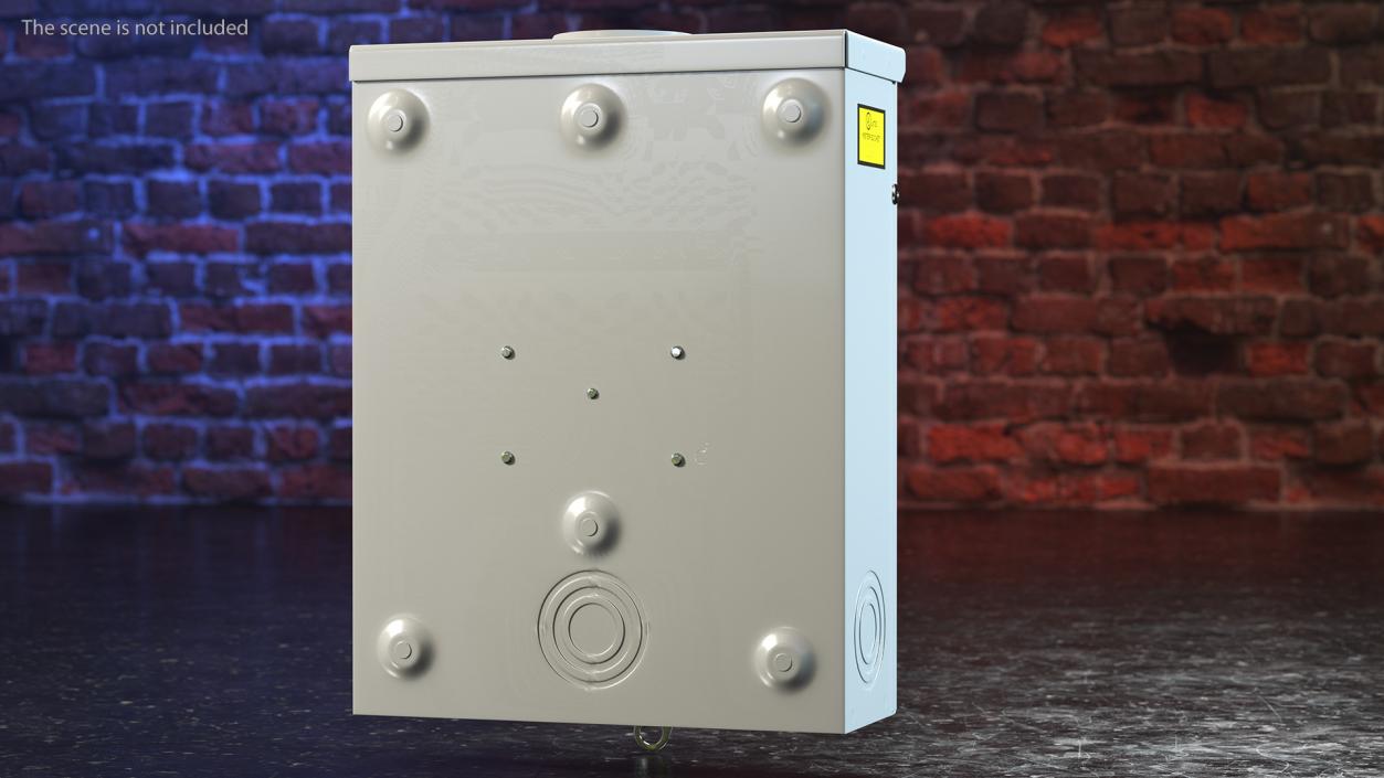 Square D Individual Electricity Meter Socket 3D model