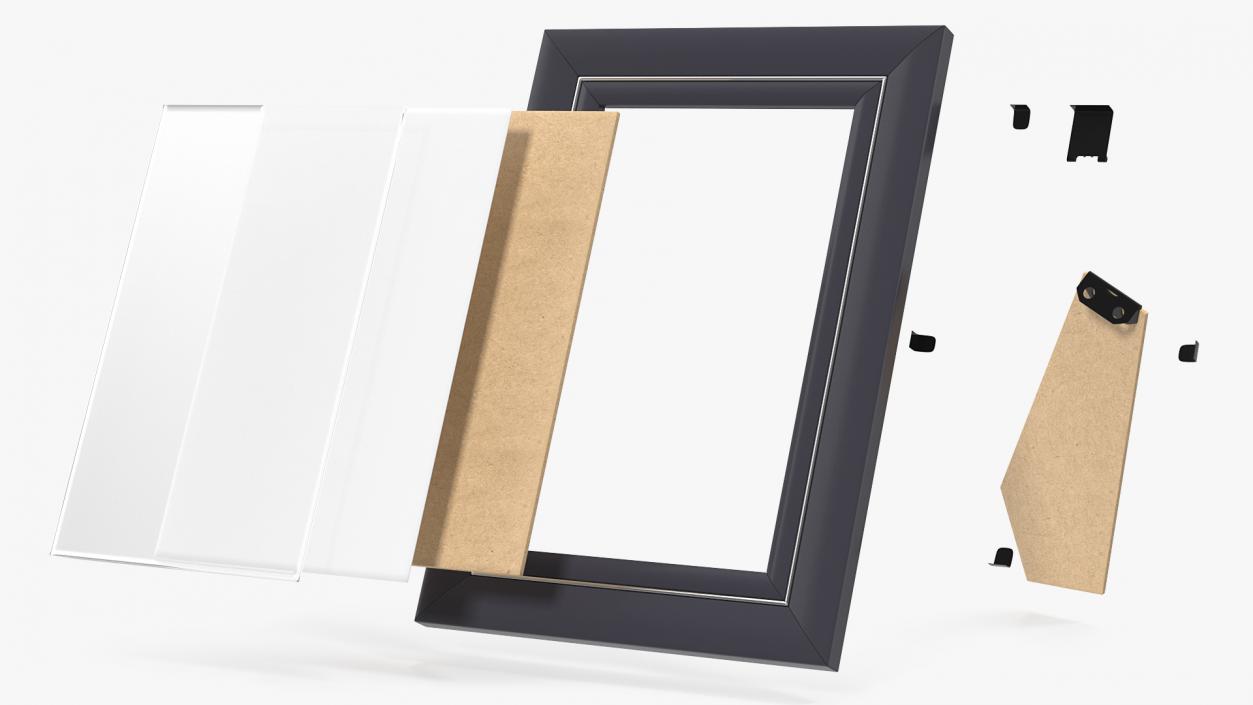 3D model Small Plastic Photo Frame