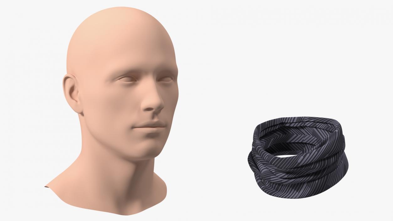 3D Summer Neck Gaiter model