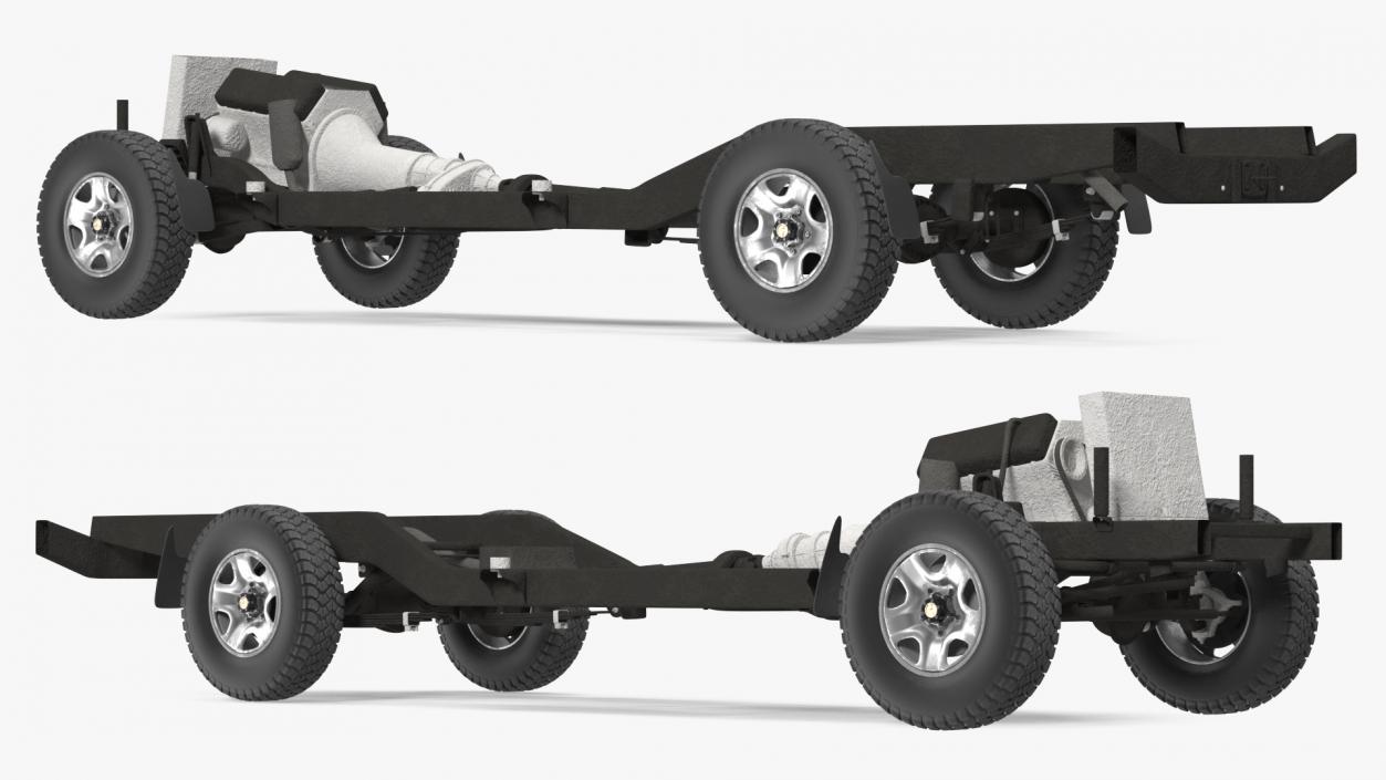 3D Offroad Vehicle Chassis model