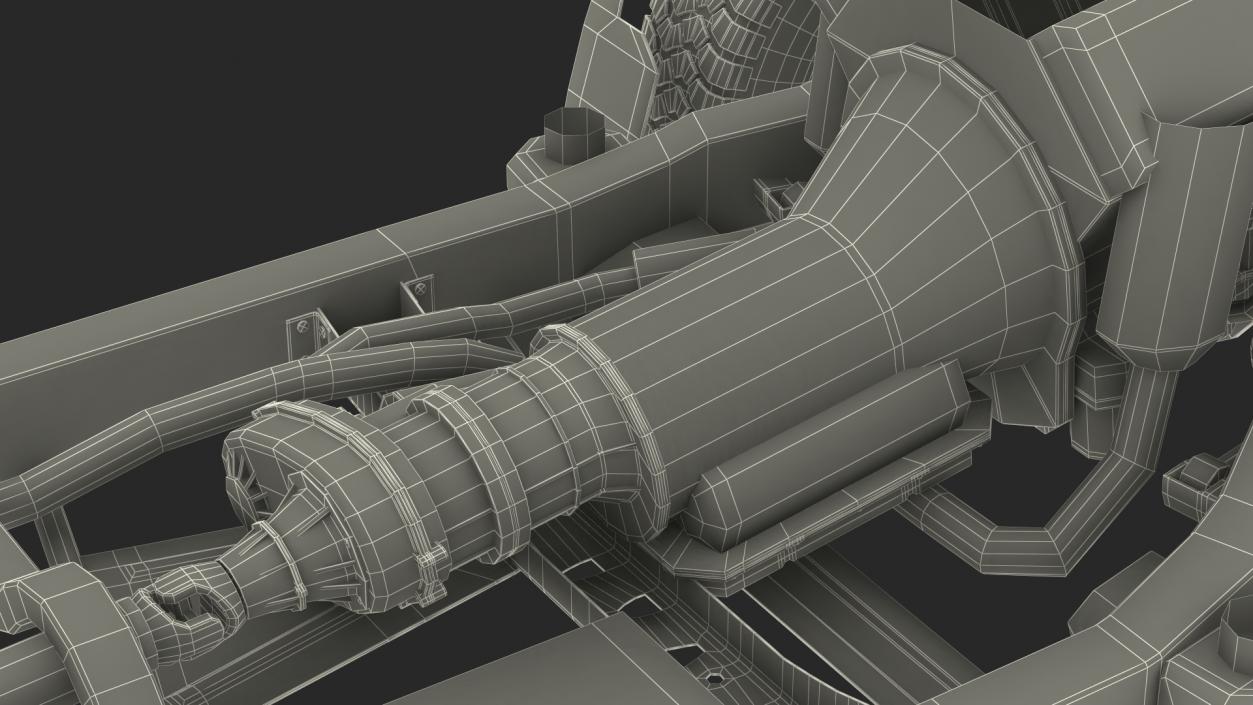 3D Offroad Vehicle Chassis model