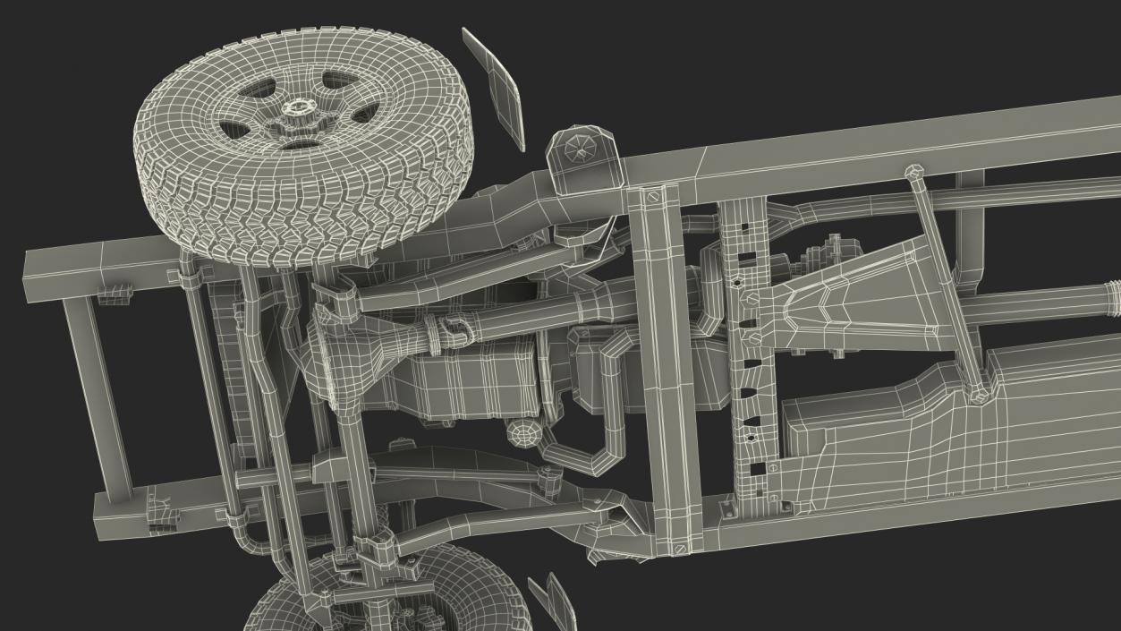 3D Offroad Vehicle Chassis model