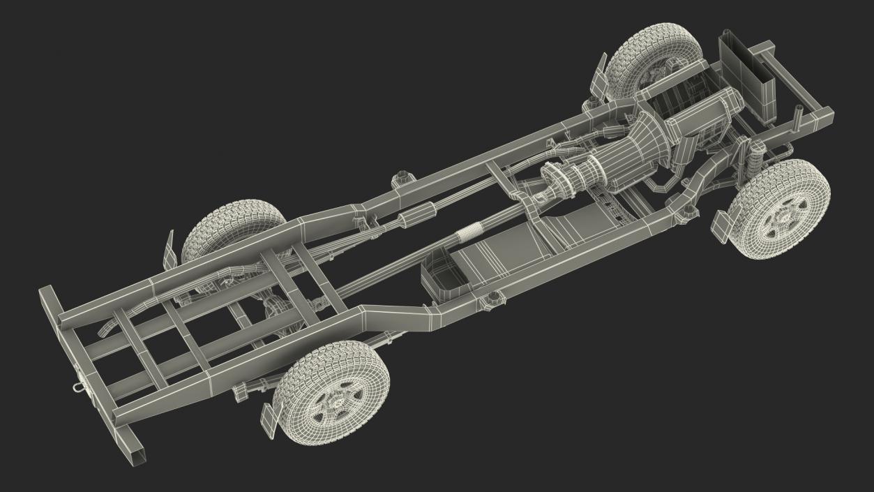 3D Offroad Vehicle Chassis model