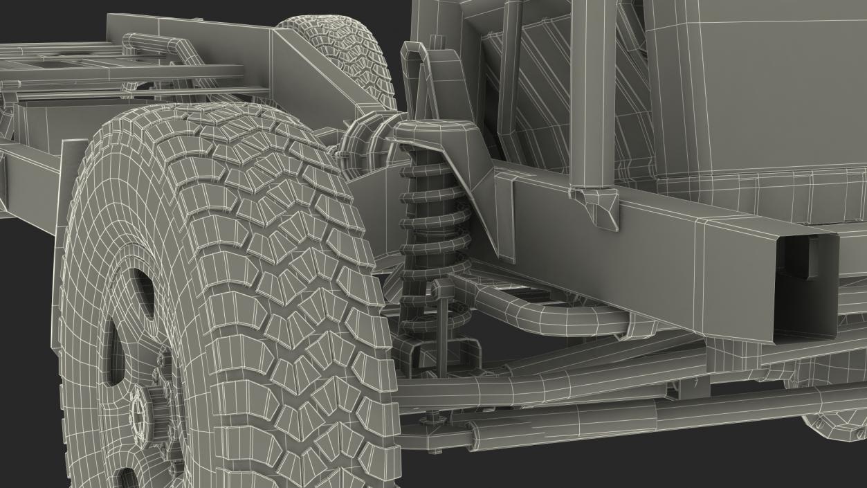 3D Offroad Vehicle Chassis model