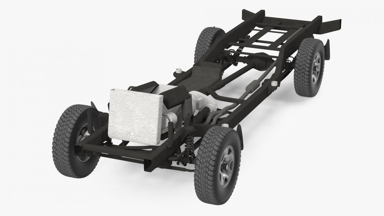 3D Offroad Vehicle Chassis model