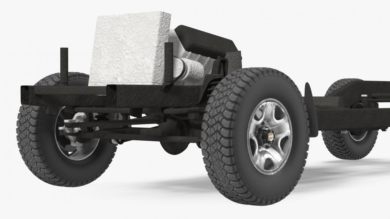 3D Offroad Vehicle Chassis model