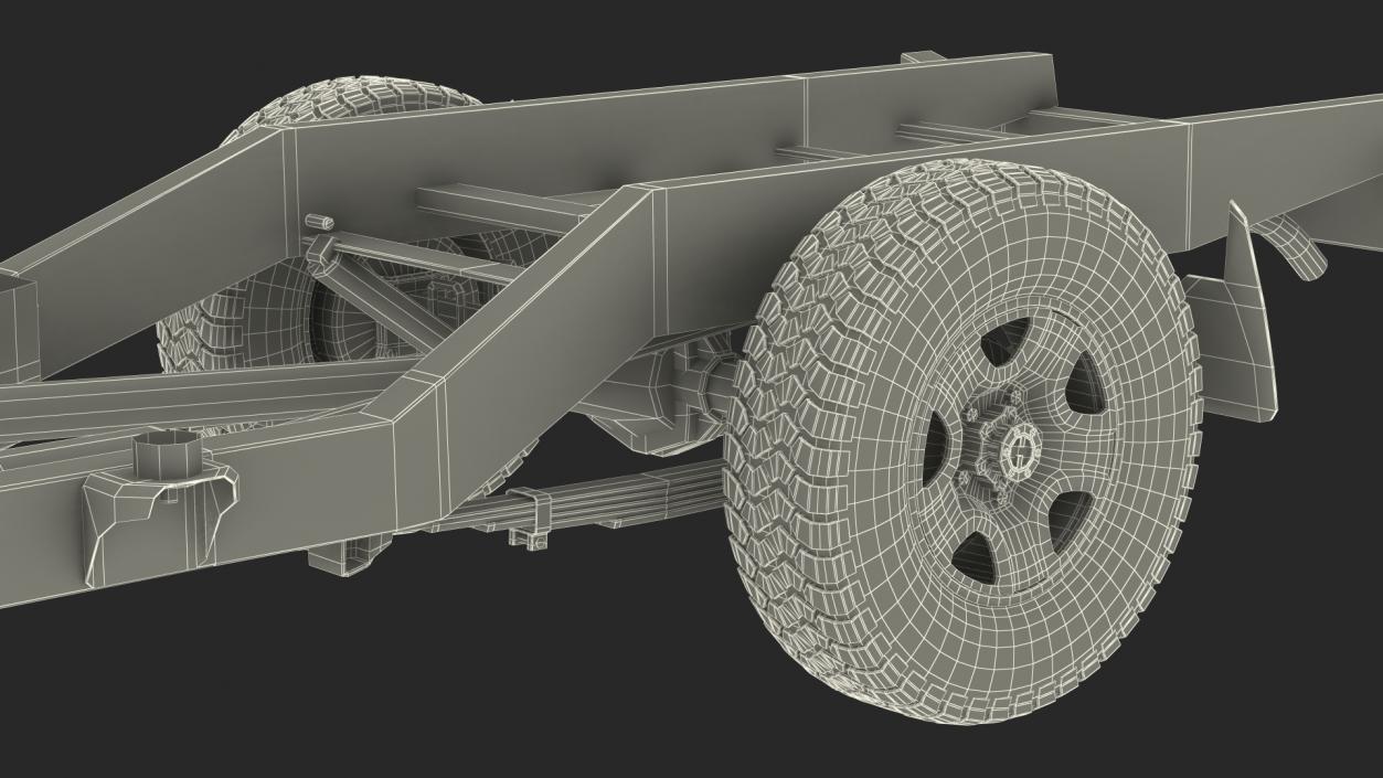 3D Offroad Vehicle Chassis model