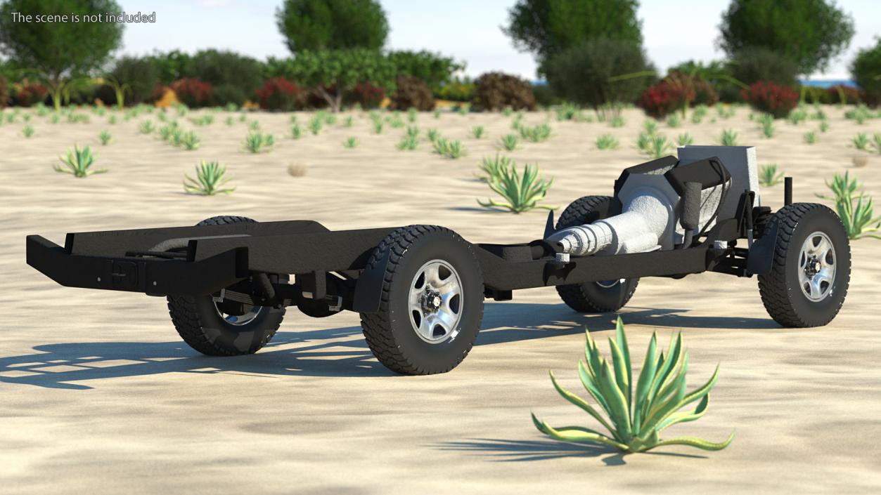 3D Offroad Vehicle Chassis model