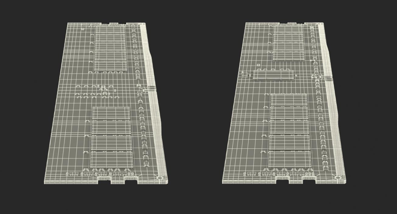 DDR4 SDRAM Memory Module 3D model