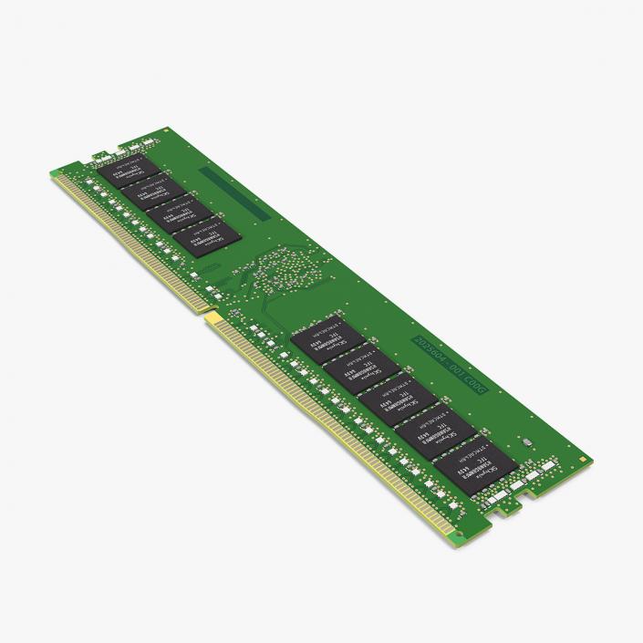 DDR4 SDRAM Memory Module 3D model