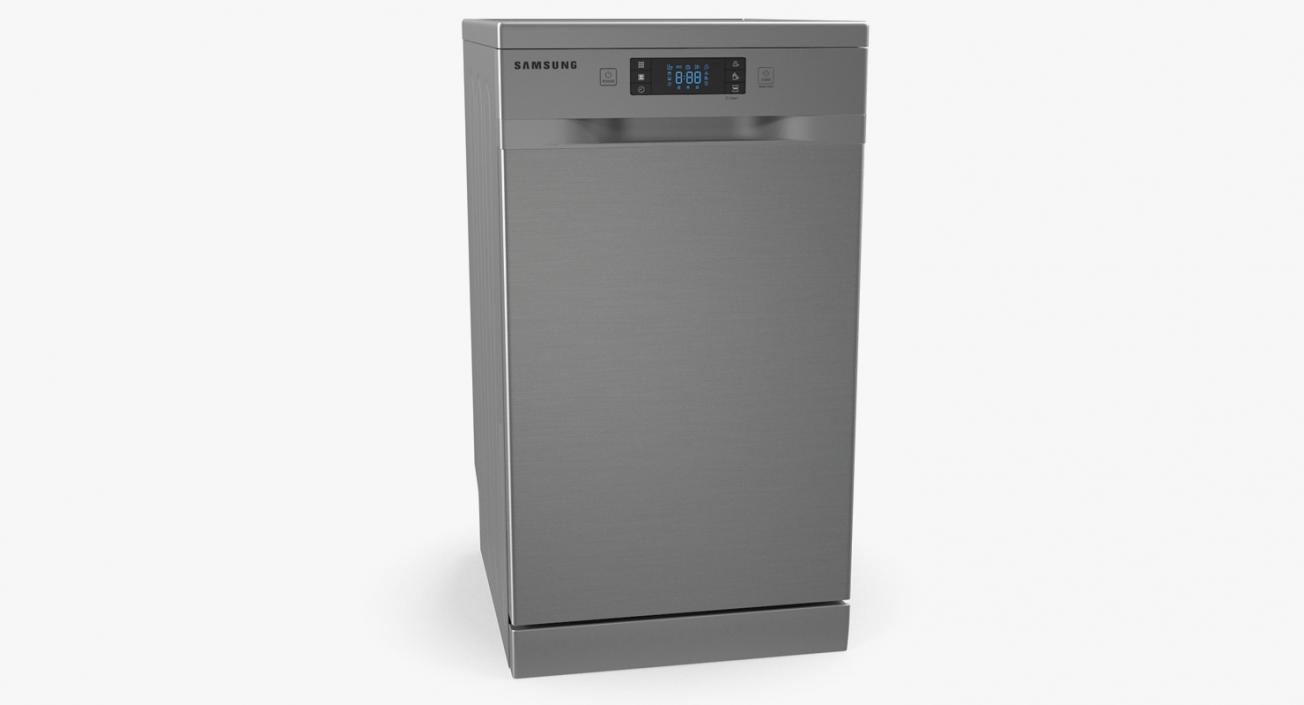 Inox Dishwasher Samsung DW4000KM 3D