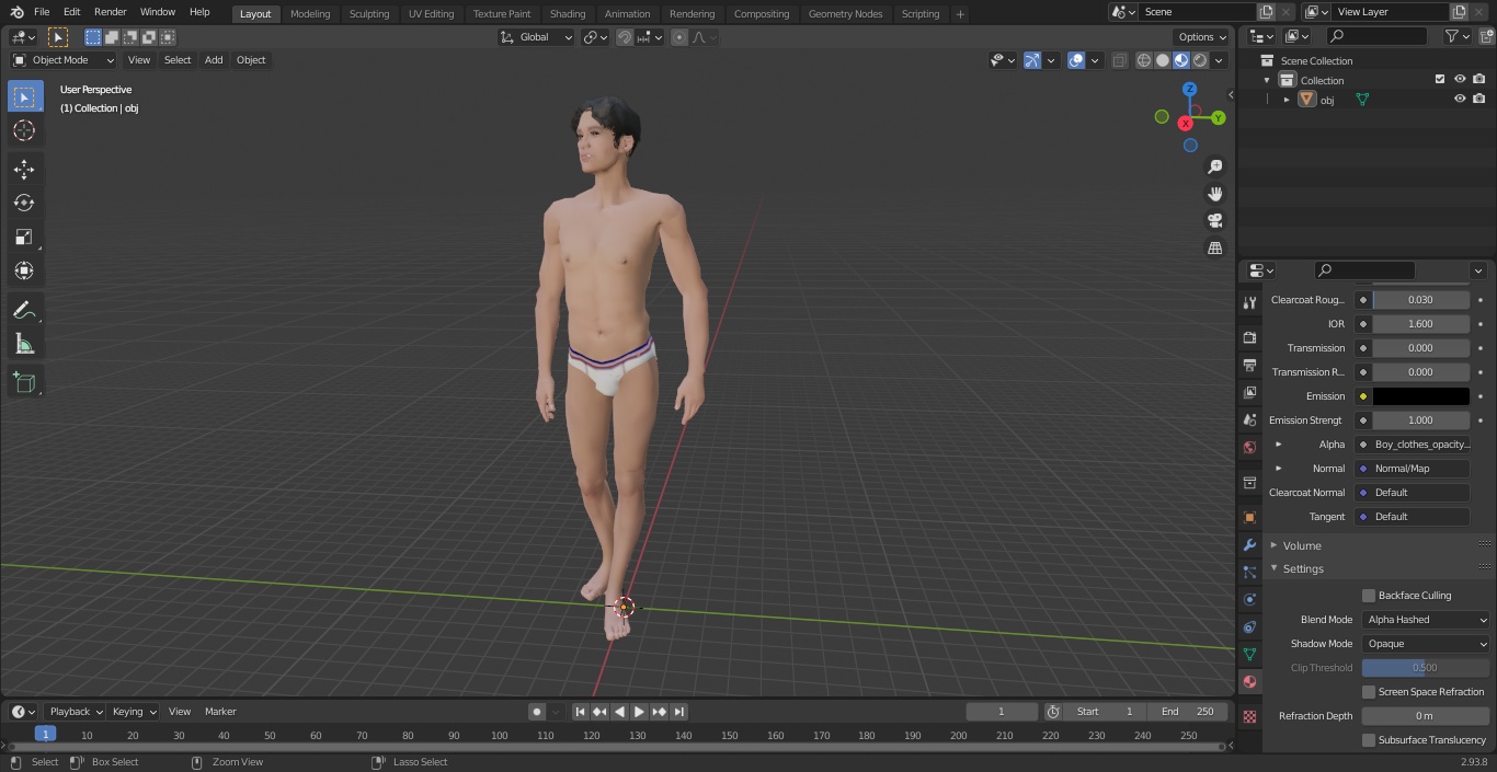 3D Chinese Man Underwear