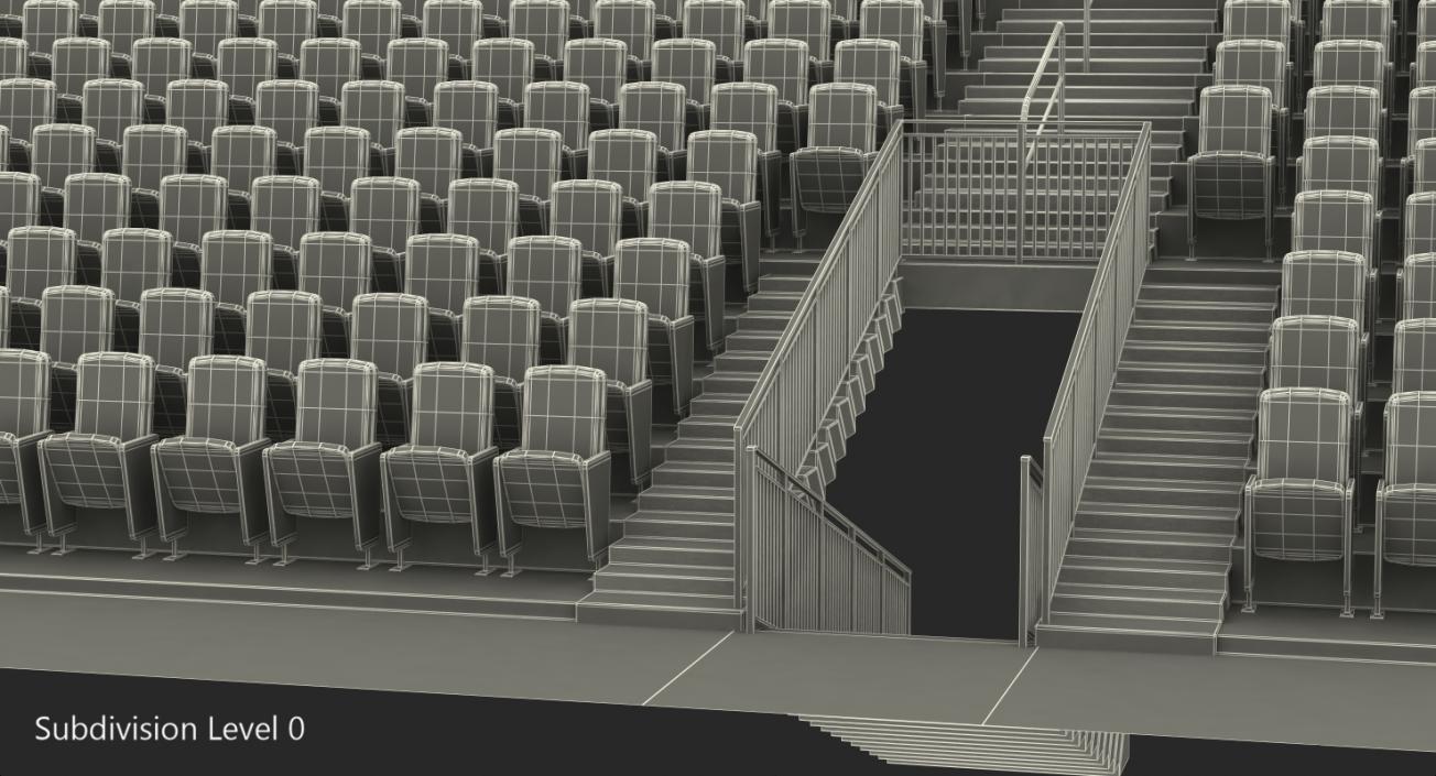 3D Tribunes or Bleachers