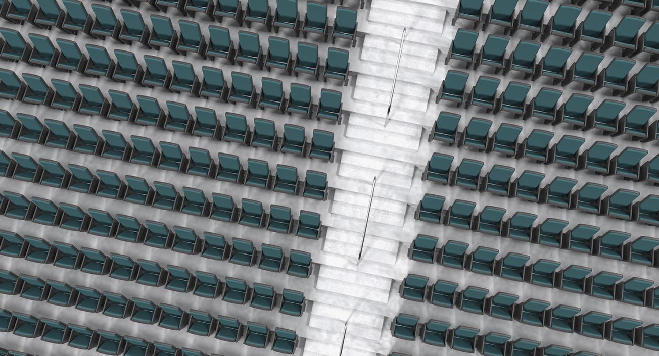 3D Tribunes or Bleachers