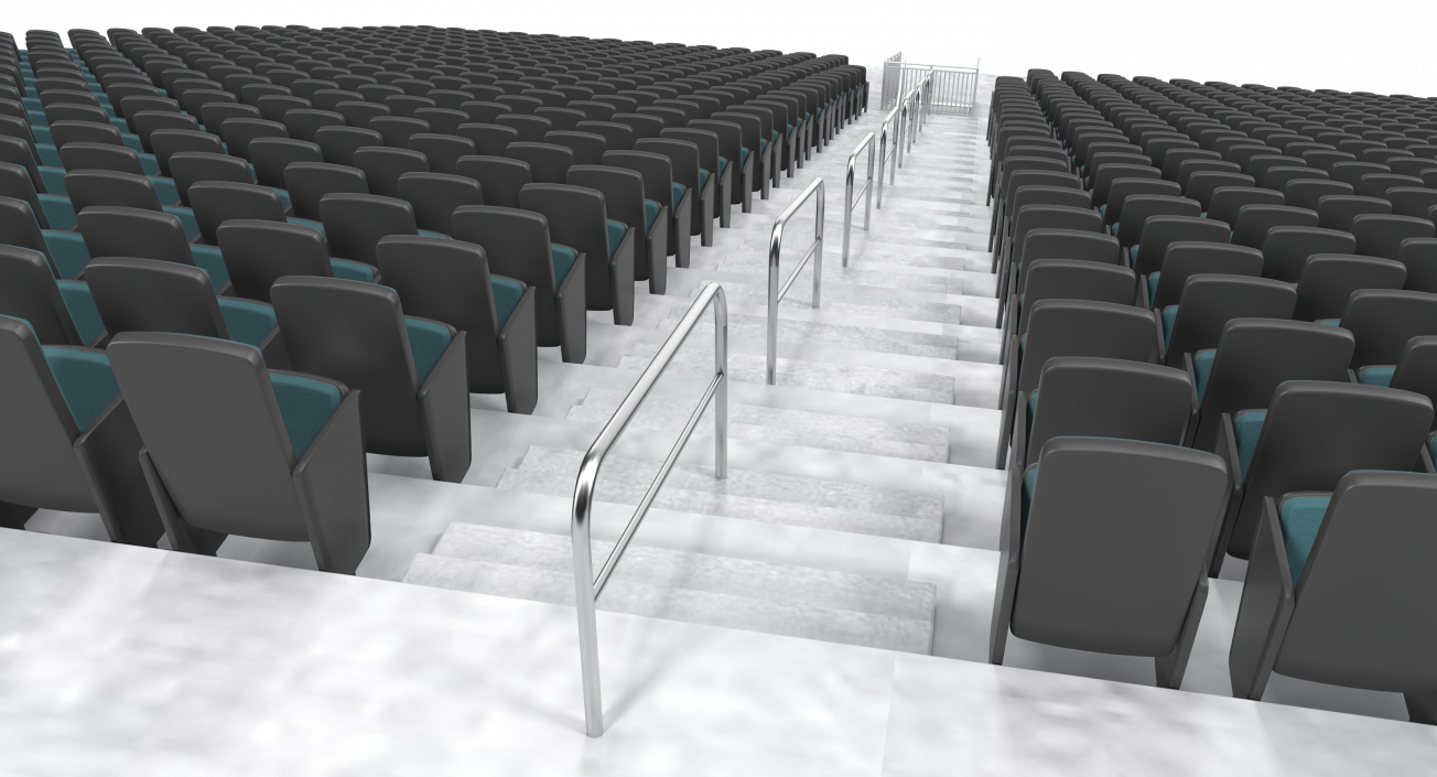 3D Tribunes or Bleachers