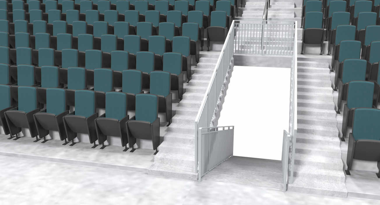 3D Tribunes or Bleachers