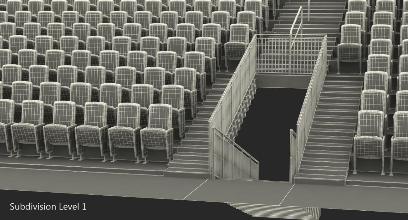 3D Tribunes or Bleachers