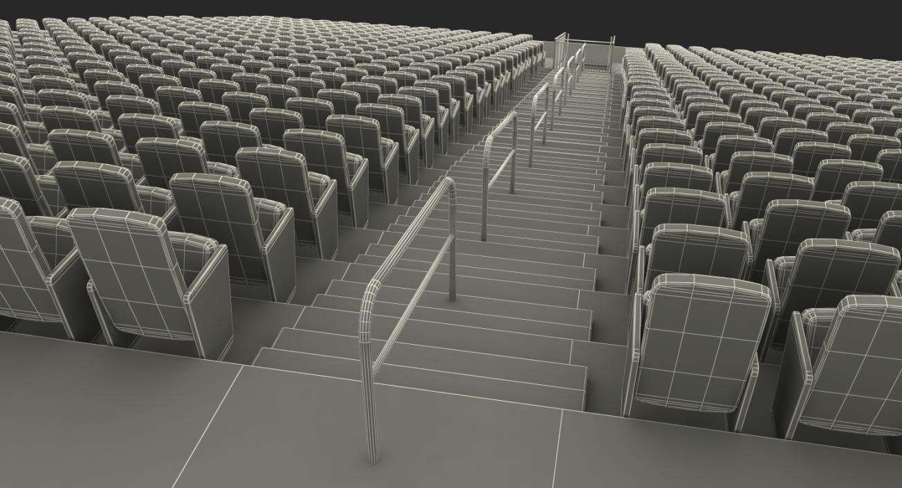 3D Tribunes or Bleachers