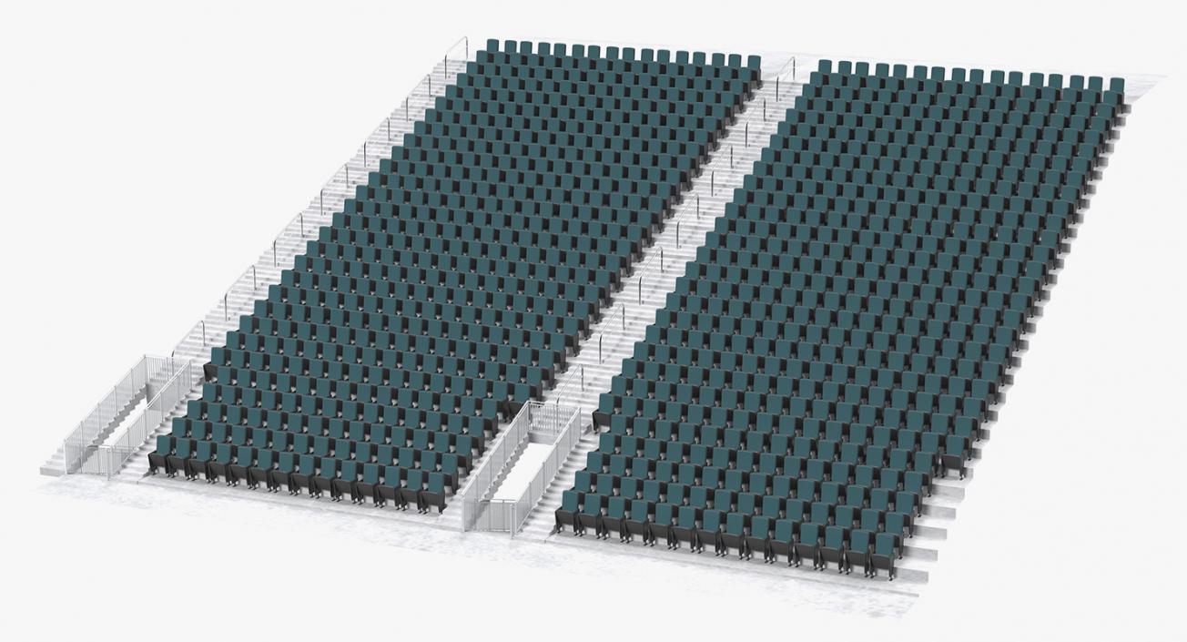 3D Tribunes or Bleachers