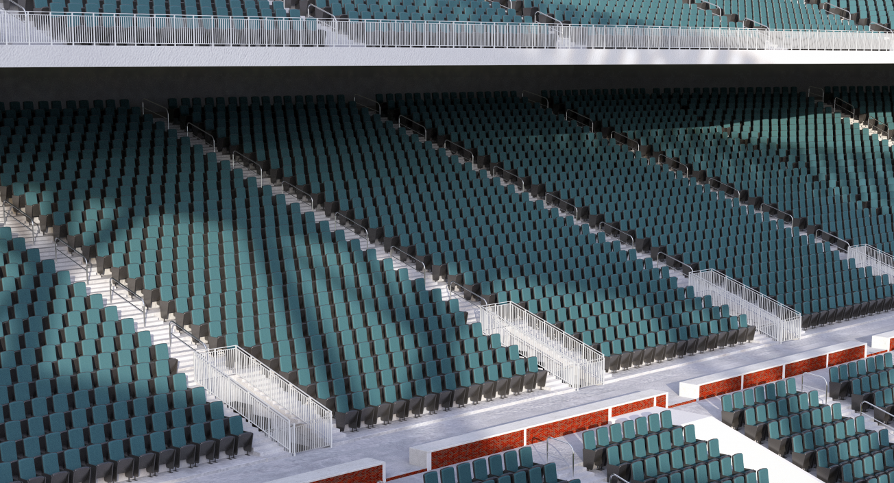 3D Tribunes or Bleachers