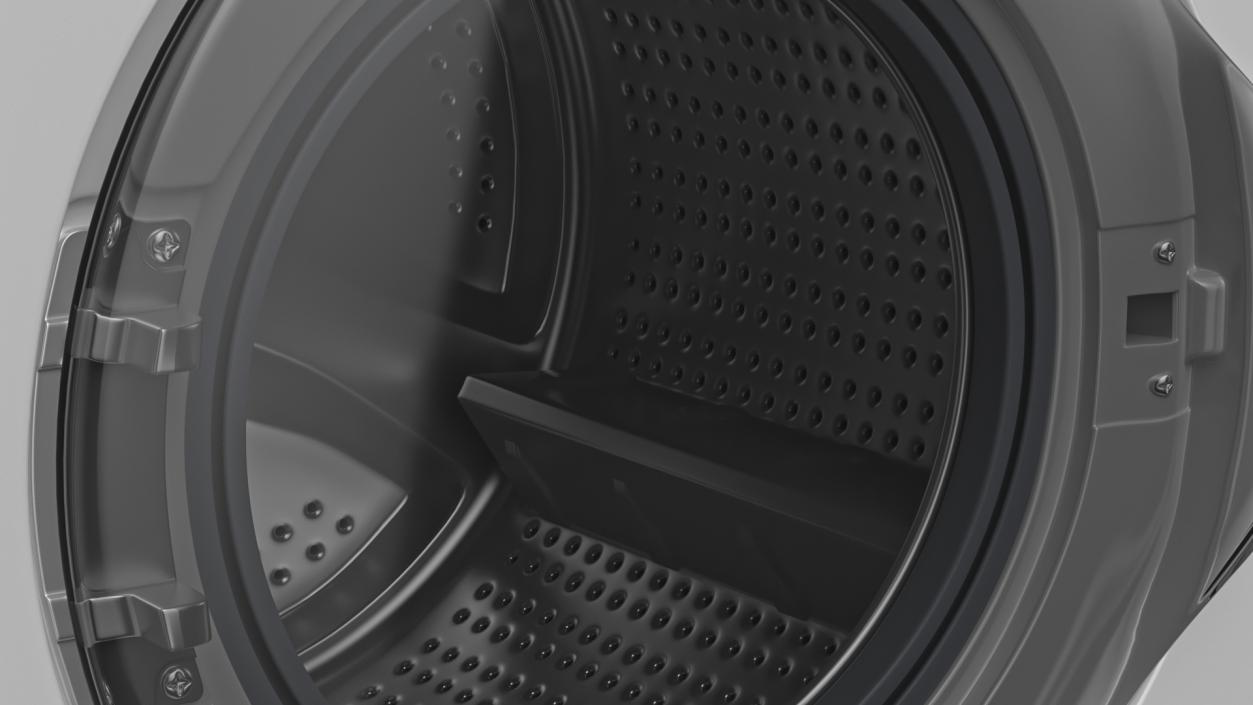 3D model Washing Machine with Foot Pads