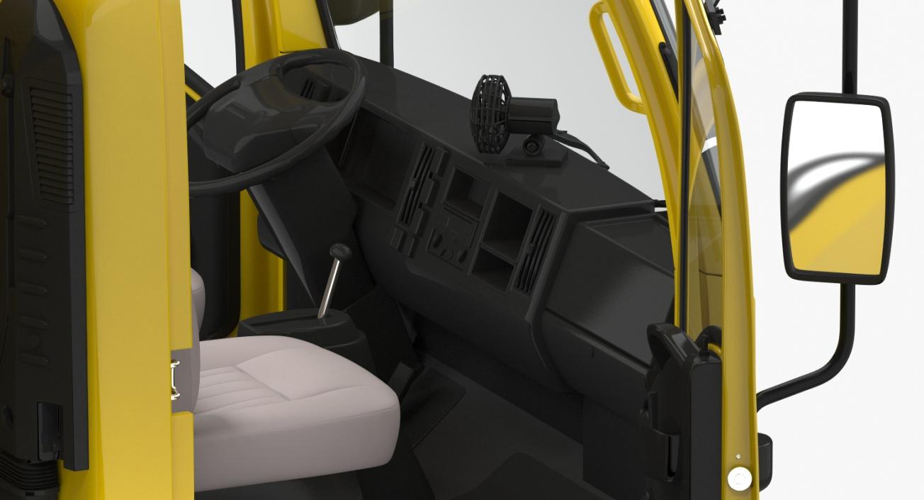 3D Box Truck Generic Simple Interior model