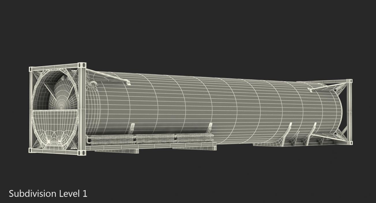 3D Liquefied Gas Tank model