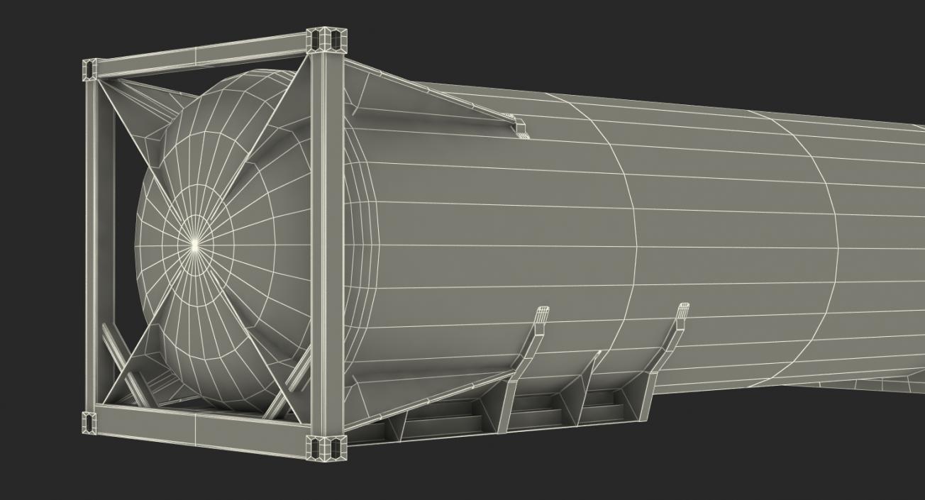 3D Liquefied Gas Tank model