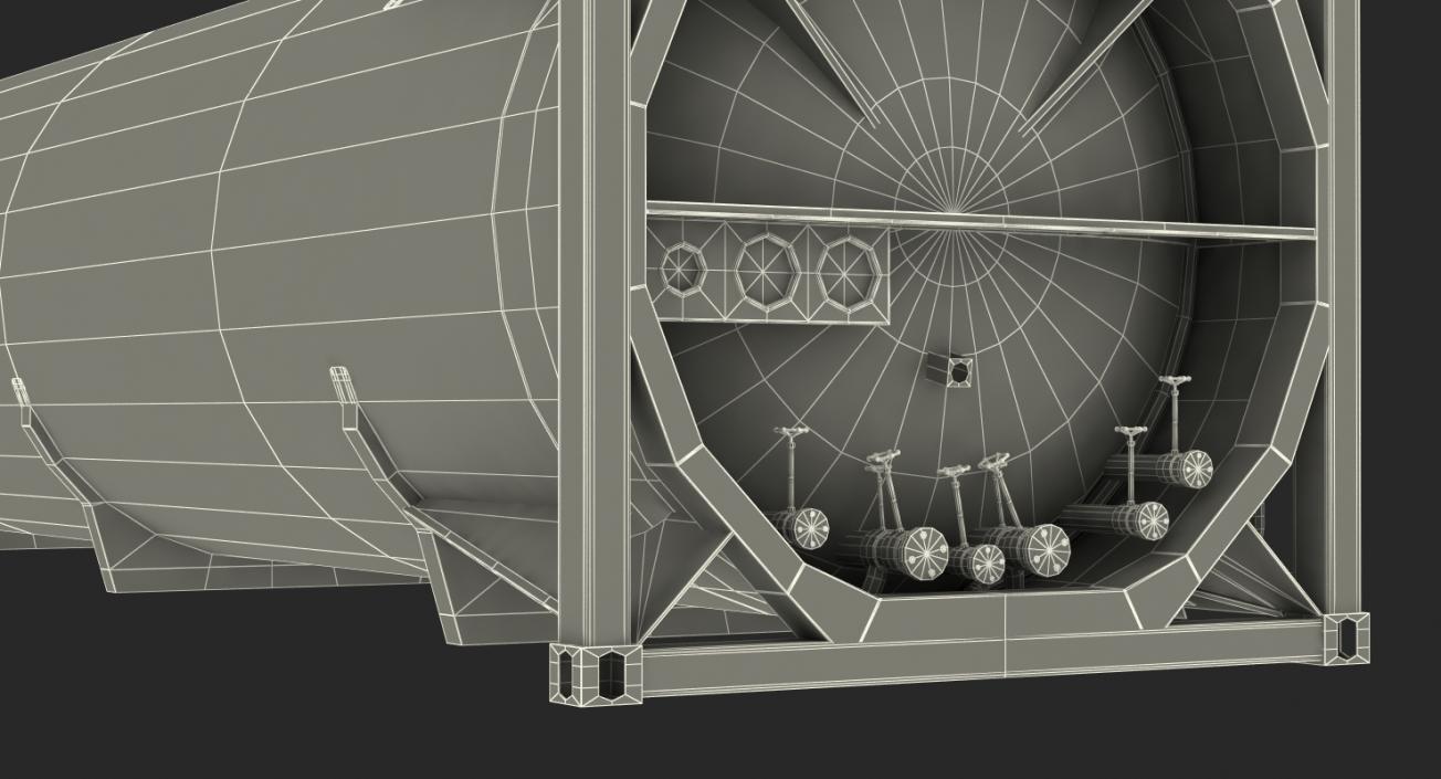 3D Liquefied Gas Tank model