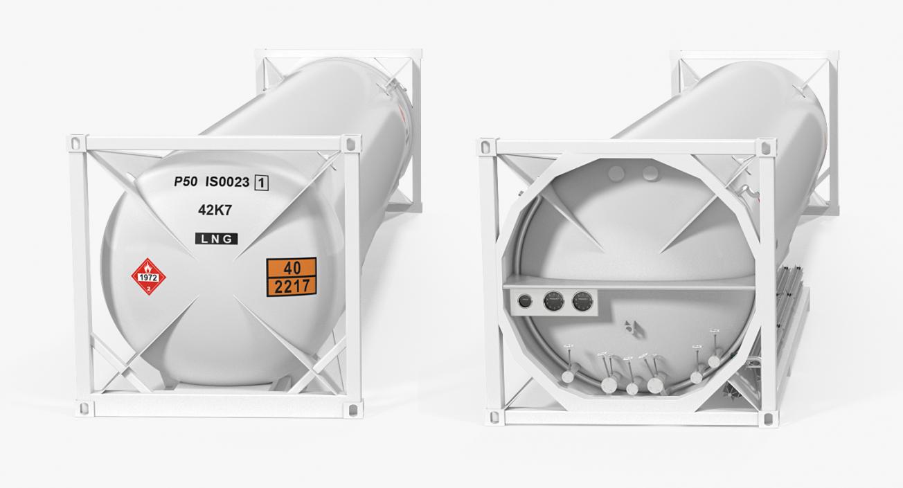 3D Liquefied Gas Tank model