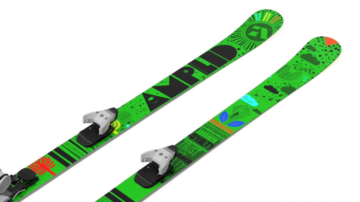 3D Snow Skis 5