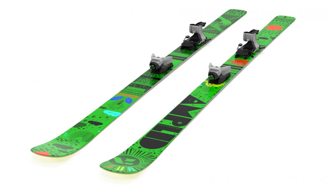 3D Snow Skis 5