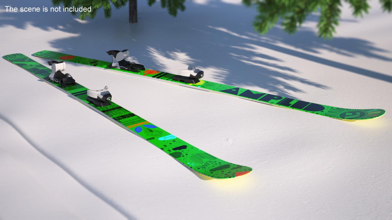 3D Snow Skis 5