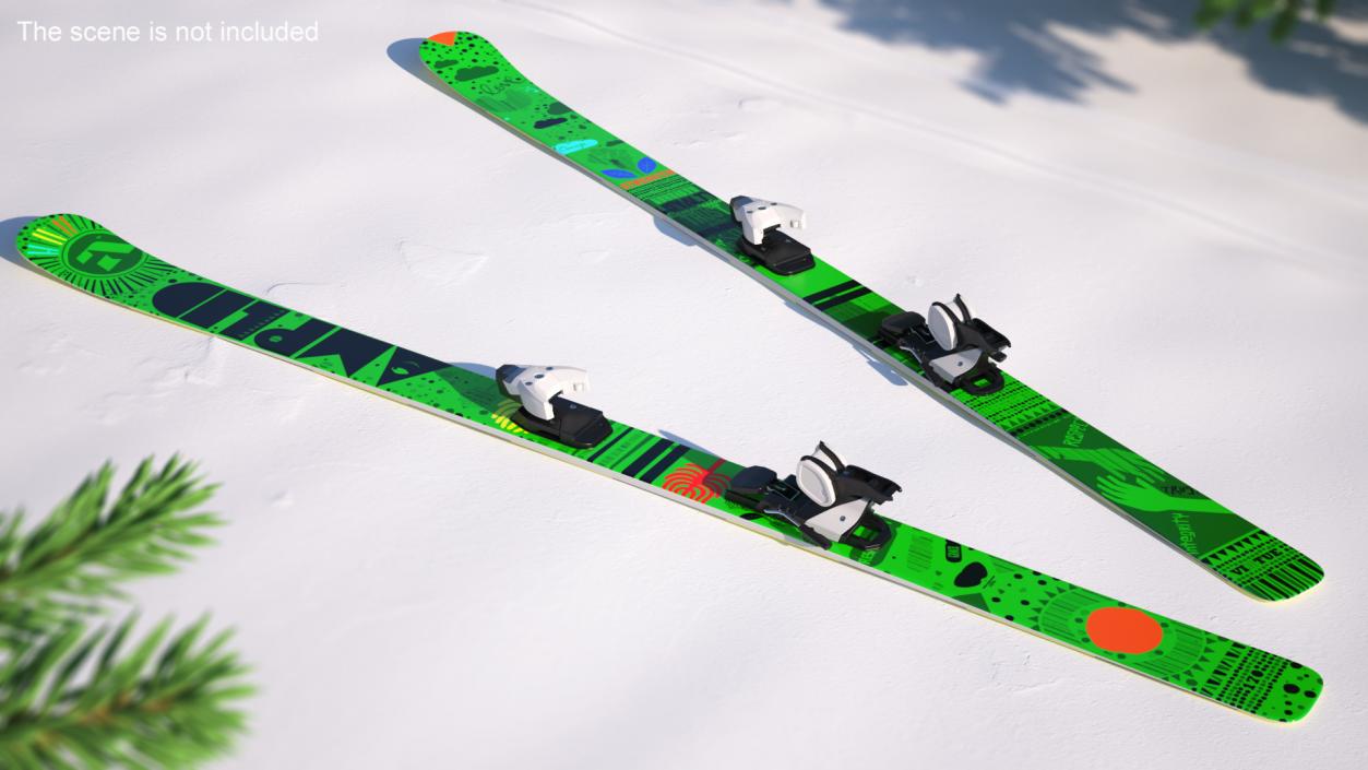 3D Snow Skis 5