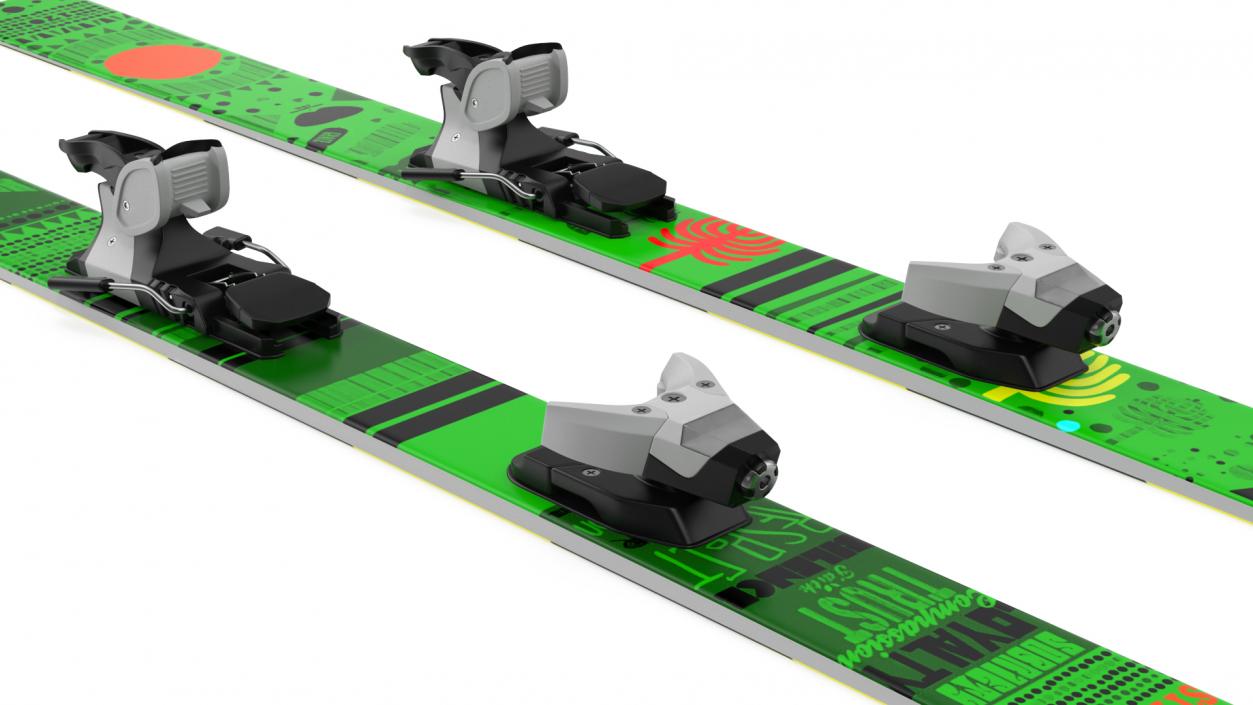 3D Snow Skis 5