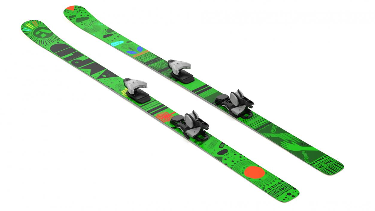 3D Snow Skis 5