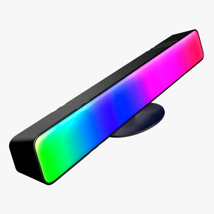 Horizontal Dynamic RGB Light Bar 3D